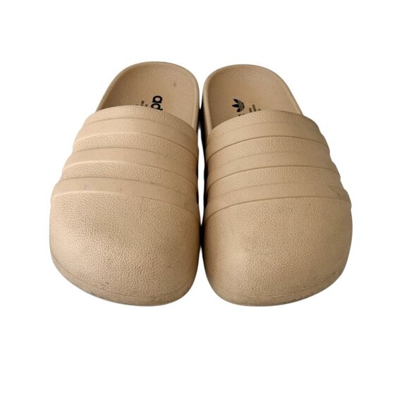 adidas Originals Adifom Adilette sliders in magic beige | ASOS Adidas AdiFOM Women Sliders Sandals Slippers Adilette Beige UK5